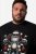 Men+ 148 T-krekls bellyfit Ziemassvētku vecītis uz motocikla Melns - T-krekli - T-krekli - 2XL-14XL