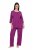 Ulla Popken 833660 Pidžama Violets - Pidžamas/Loungewear - 