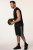 JP1880 Jay-Pi Bermuda QuickDry Mesh Fitness Shorts Black - Sporta apģērbs & outdoor - Liela izmēra sporta apģērbi vīriešiem
