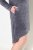 Ulla Popken 834550 Kleita ar garām piedurknēm un kapuci Antracīta - Sporta auduma kleitas - 