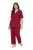 Ulla Popken 835397 Pidžama ar īsām piedurknēm un krekla apkakli Ceriņkrāsas - Pidžamas/Loungewear - 