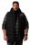 Men+ 442 Veste stepēta ar kapuci un apdruku Melns - Jakas & Lietus apģērbs - Jakas - 2XL-12XL
