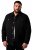 Men+ 446 Džinsa jaka ar krūšu kabatām Melns - Jakas & Lietus apģērbs - Jakas - 2XL-12XL