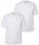 Men+ 285 T-krekls apaļu kakla izgriezumu Balts 2 gab. iepakojums - T-krekli - T-krekli - 2XL-14XL