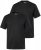 Men+ 299 T-krekls V veida kakla izgriezumu Melns 2 gab. iepakojums - T-krekli - T-krekli - 2XL-14XL