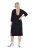 Ulla Popken 836514 Midi kleita ar 3/4 piedurknēm Melns - Midi kleitas - Midi kleitas lielajos izmēros