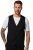 JP1880 New York Flexnamic Džersija veste Melns - Uzvalki un žaketes - Liela izmēra uzvalki un bleizeri