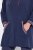 Ulla Popken 837190 Mājas pončo ar kapuci Tumši violets - Pidžamas/Loungewear - 