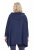Ulla Popken 837190 Mājas pončo ar kapuci Tumši violets - Pidžamas/Loungewear - 