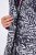 Ulla Popken 838435 Gara stepēta veste ar apdruku Melns - Vestes - 