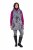 Ulla Popken 838435 Gara stepēta veste ar apdruku Melns - Vestes - 