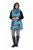 Ulla Popken 838435 Gara stepēta veste ar apdruku Pelēcīgi zaļš - Vestes - 
