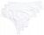 Ulla Popken 838637 Stringi 3 gab. Balts - Biksītes - 