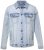 Men+ 394 Džinsa jaka ar krūšu kabatām Gaiši zils - Jakas & Lietus apģērbs - Jakas - 2XL-12XL
