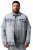 Men+ 394 Džinsa jaka ar krūšu kabatām Gaiši zils - Jakas & Lietus apģērbs - Jakas - 2XL-12XL