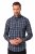 JP1880 Checked Shirt Long Sleeve Kent Collar Anthracite - Krekli - Krekli - 2XL-8XL