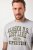 JP1880 T-shirt Short Sleeve Chest Print Grey Melange - T-krekli - T-krekli - 2XL-14XL
