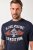 JP1880 T-Shirt Short Sleeve Chest Print Navy - T-krekli - T-krekli - 2XL-14XL