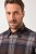 JP1880 Shirt Flannel Long Sleeve Dark Brown - Krekli - Krekli - 2XL-8XL