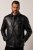 JP1880 Leather Jacket Finest Lamb Nappa Black - Jakas & Lietus apģērbs - Jakas - 2XL-12XL