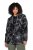 Ulla Popken 842758 Ziedaina flīsa jaka ar kapuci Melns - Fleece apģērbs - 