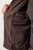 JP1880 Jacket Buffed Nubuck Lamb Leather Brown - Jakas & Lietus apģērbs - Jakas - 2XL-12XL