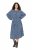 Ulla Popken 844594 Ziedaina midi kleita Tumši zils - Midi kleitas - Midi kleitas lielajos izmēros