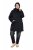 Ulla Popken 845111 Parka Melns - Mēteļi - Lielo izmēru mēteļi sievietēm