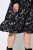Ulla Popken 845287 Rakstaina midi kleita Melns - Midi kleitas - Midi kleitas lielajos izmēros