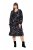 Ulla Popken 845287 Rakstaina midi kleita Melns - Midi kleitas - Midi kleitas lielajos izmēros