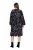 Ulla Popken 845287 Rakstaina midi kleita Melns - Midi kleitas - Midi kleitas lielajos izmēros