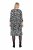 Ulla Popken 845825 Ziedaina midi kleita ar 3/4 piedurknēm Melns - Midi kleitas - Midi kleitas lielajos izmēros