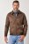 JP1880 846200 Bomber jaka zamšādas imitācijā Tumši brūns - Jakas & Lietus apģērbs - Jakas - 2XL-12XL