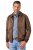 JP1880 846200 Bomber jaka zamšādas imitācijā Tumši brūns - Jakas & Lietus apģērbs - Jakas - 2XL-12XL