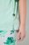 Ulla Popken 846971 Pidžama ar rakstu Gaiši zaļš - Pidžamas/Loungewear - 