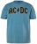 JP1880 849790 AC/DC Classic Logo T-krekls Tirkīzzils - Grupas T-krekli - Grupu un mūzikas T-krekli