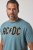 JP1880 849790 AC/DC Classic Logo T-krekls Tirkīzzils - Grupas T-krekli - Grupu un mūzikas T-krekli