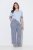 Ulla Popken 849850 Pidžama ar rūtām Gaiši zils - Pidžamas/Loungewear - 