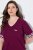 Ulla Popken 849850 Pidžama ar rūtām Ogu sarkans - Pidžamas/Loungewear - 