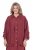Ulla Popken 849860 Kimono Rūsgani sarkans - Kardigani - Adītas jakas lielizmērā