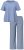 Ulla Popken 850045 Pidžama ar īsām piedurknēm Gaiši zils - Pidžamas/Loungewear - 