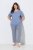 Ulla Popken 850045 Pidžama ar īsām piedurknēm Gaiši zils - Pidžamas/Loungewear - 