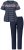 Ulla Popken 850403 Pidžama ar ziediem Tumši zils - Pidžamas/Loungewear - 