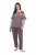 Ulla Popken 850403 Pidžama ar ziediem Brūns - Pidžamas/Loungewear - 