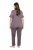 Ulla Popken 850403 Pidžama ar ziediem Brūns - Pidžamas/Loungewear - 