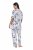 Ulla Popken 850441 Pidžama ar rakstu Pienbalts - Pidžamas/Loungewear - 