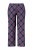 Ulla Popken 850864 3 daļu pidžamas komplekts ar rūtām Violets - Pidžamas/Loungewear - 