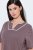 Ulla Popken 850903 Pidžama ar ziediem 2 gab. Brūns - Pidžamas/Loungewear - 