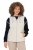 Ulla Popken 851781 Stepēta veste ar kapuci Pienbalts - Vestes - 