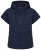 Ulla Popken 851785 Oversize stepēta veste ar kapuci Tumši zils - Vestes - 